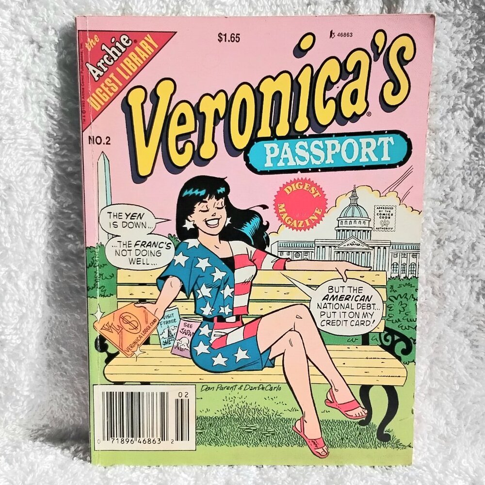 5/$20 1993 Veronica's Passport Digest Magazine No. 2!!